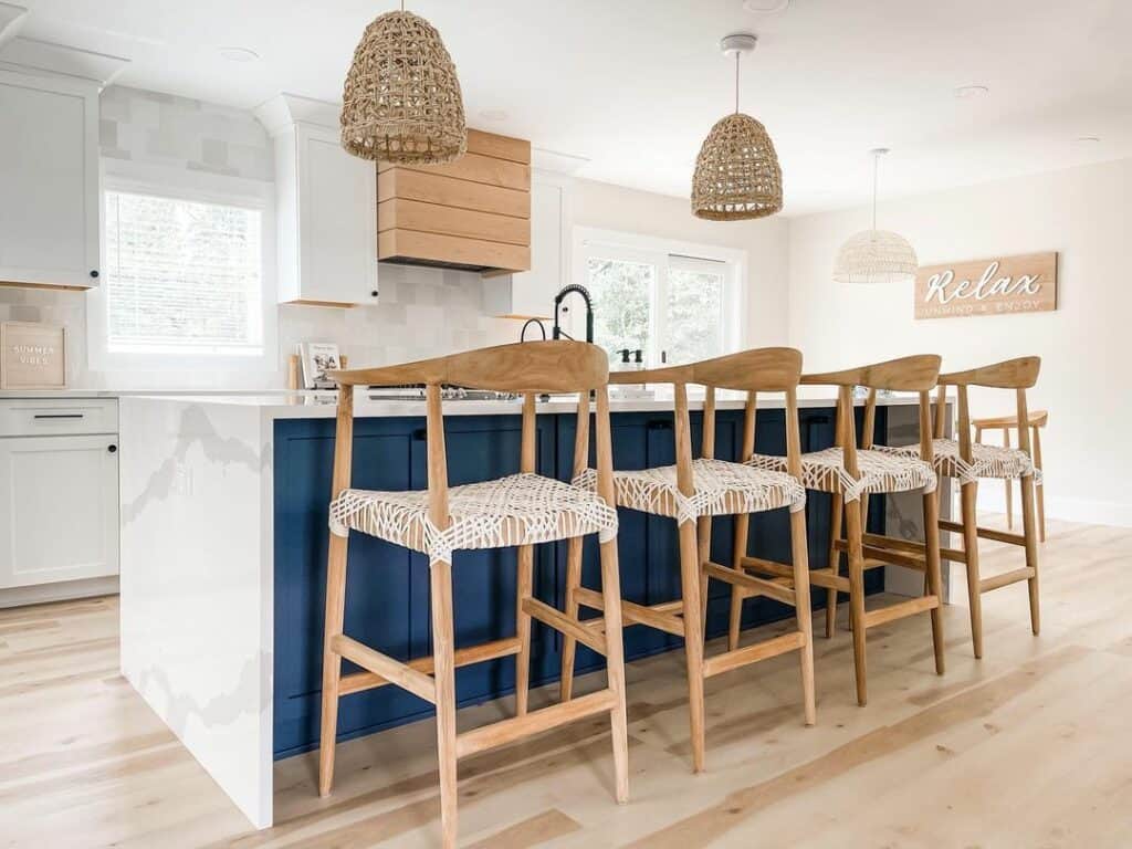 Kitchen in Navy Blue