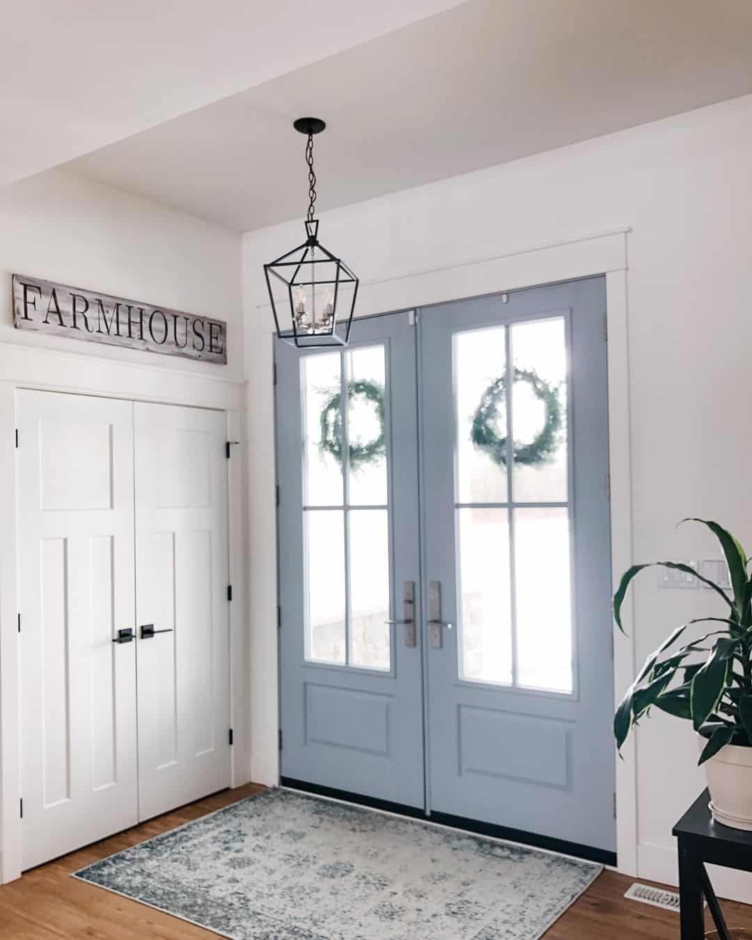 Light Blue Front Door Soul & Lane