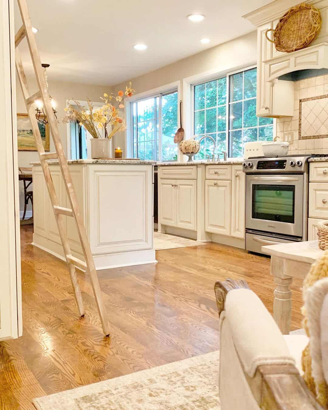 Light and Bright Kitchen With Exposed Double Windows - Soul & Lane
