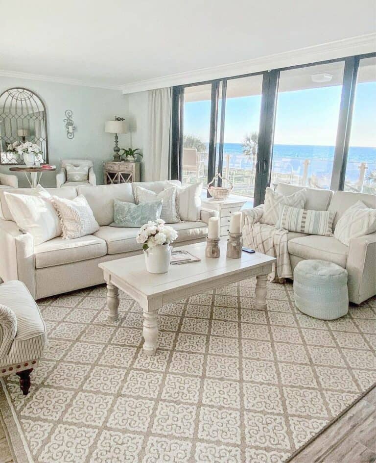 Living Room With an Ocean View
