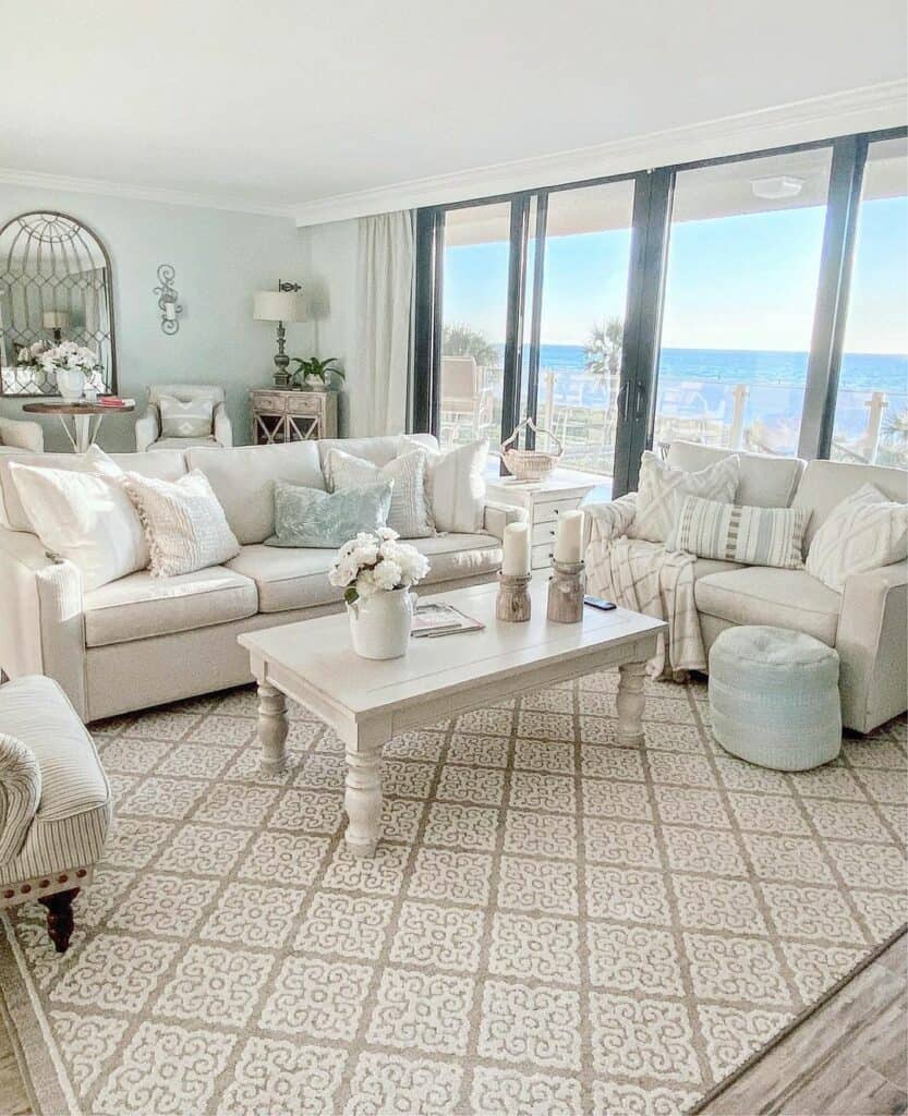 Living Room With an Ocean View