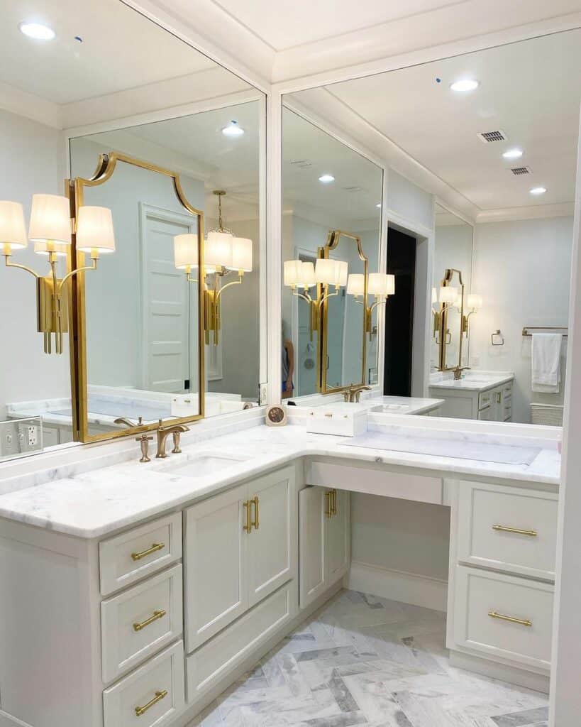 28 Refreshing Bathroom Countertop Ideas