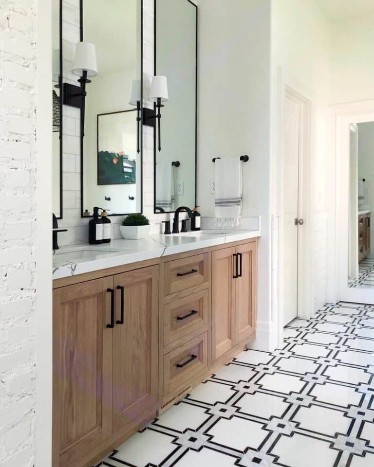 Marble Flooring in Bathroom