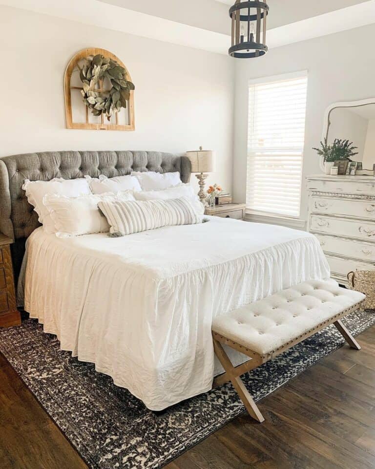 Master Bedroom With Farmhouse-inspired Details