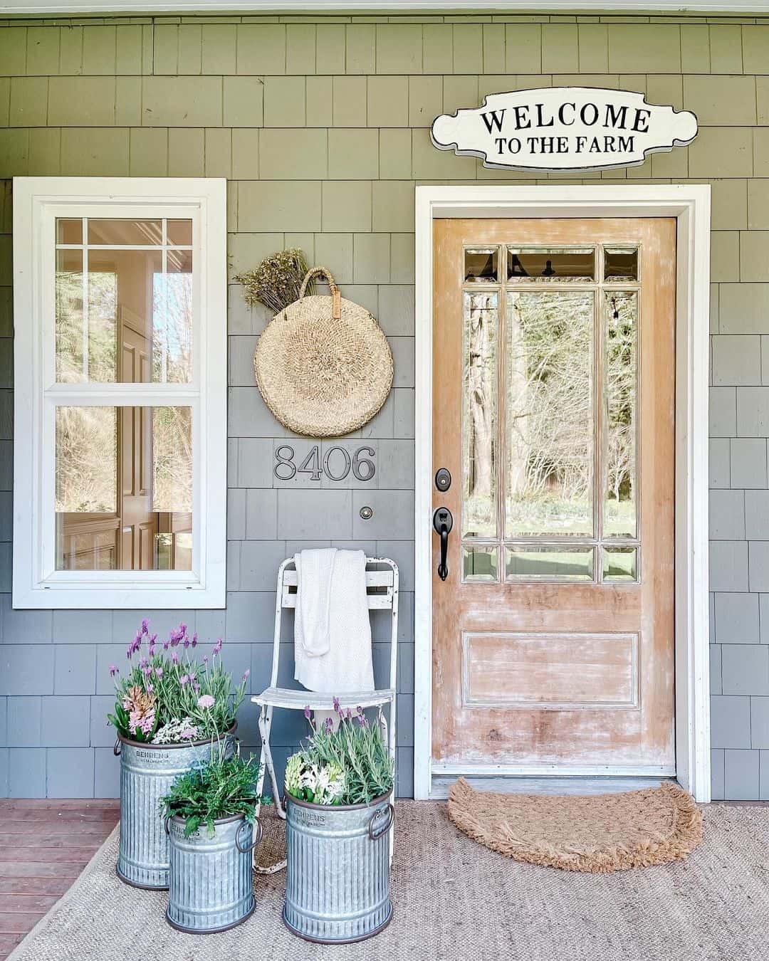 Metal Bucket Planter Spring Porch Décor Soul & Lane