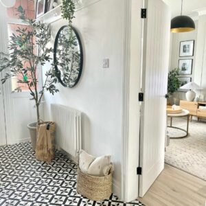 Mid-century Tiled Entryway Ideas