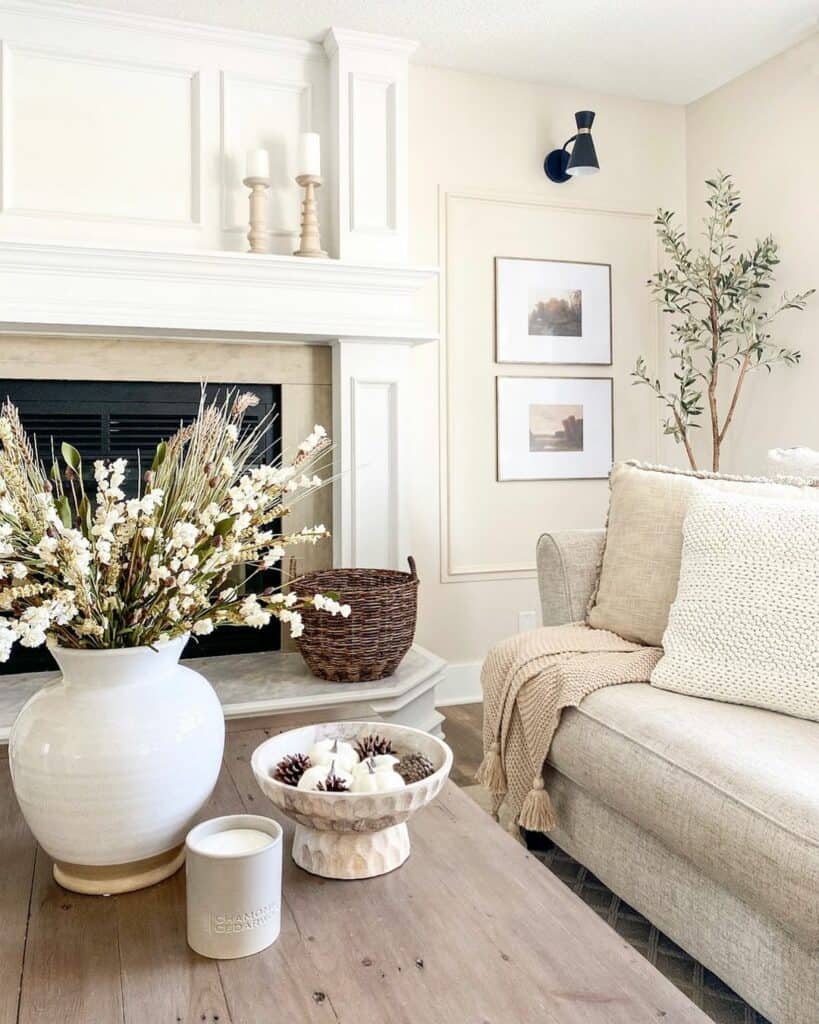 Millwork Panels on Living Room Walls Soul & Lane