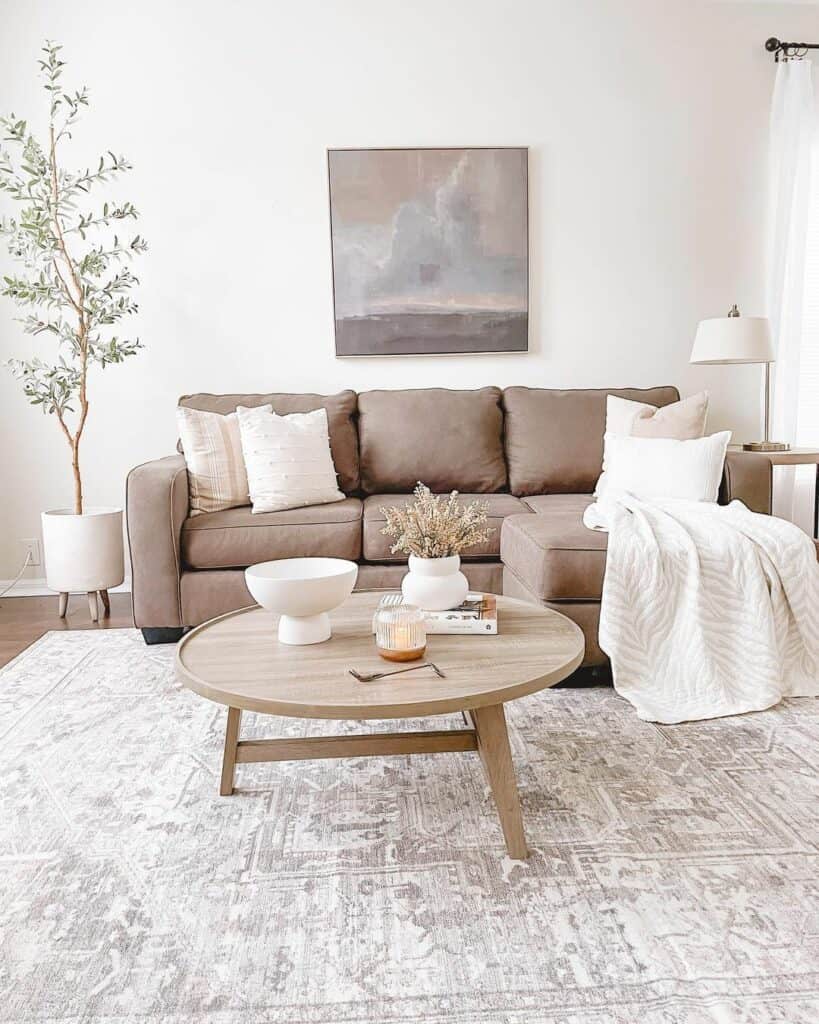 Minimalist Warm Brown Tones