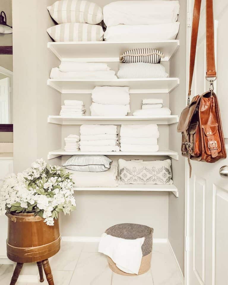 12 Bathroom Closet Ideas For A ClutterFree Space