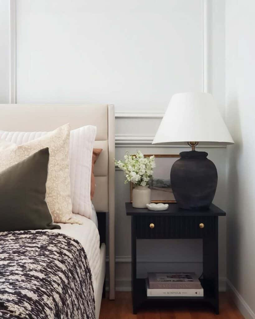 Modern Bedroom With Neutral Fabric