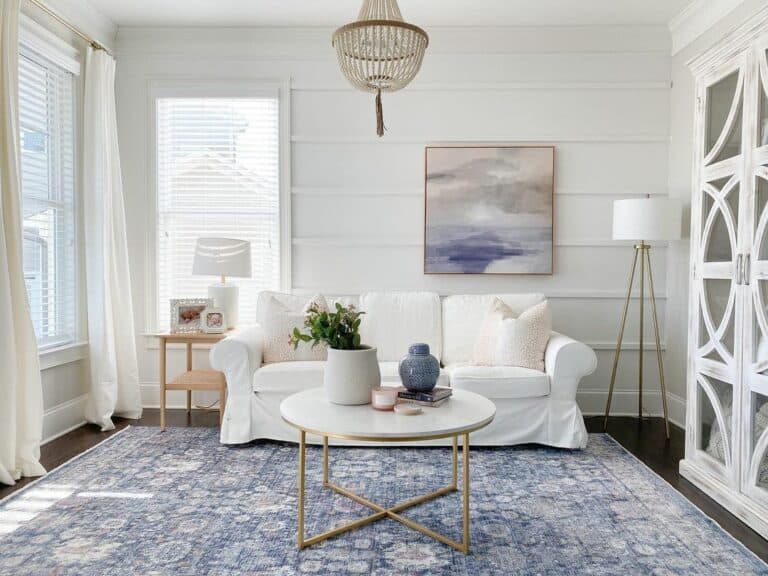 Modern Coastal Living Room Décor