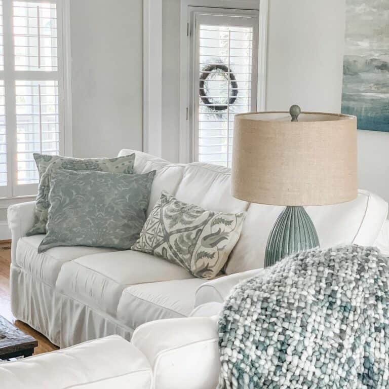 Modern Coastal Living With Dusty Teal Undertones