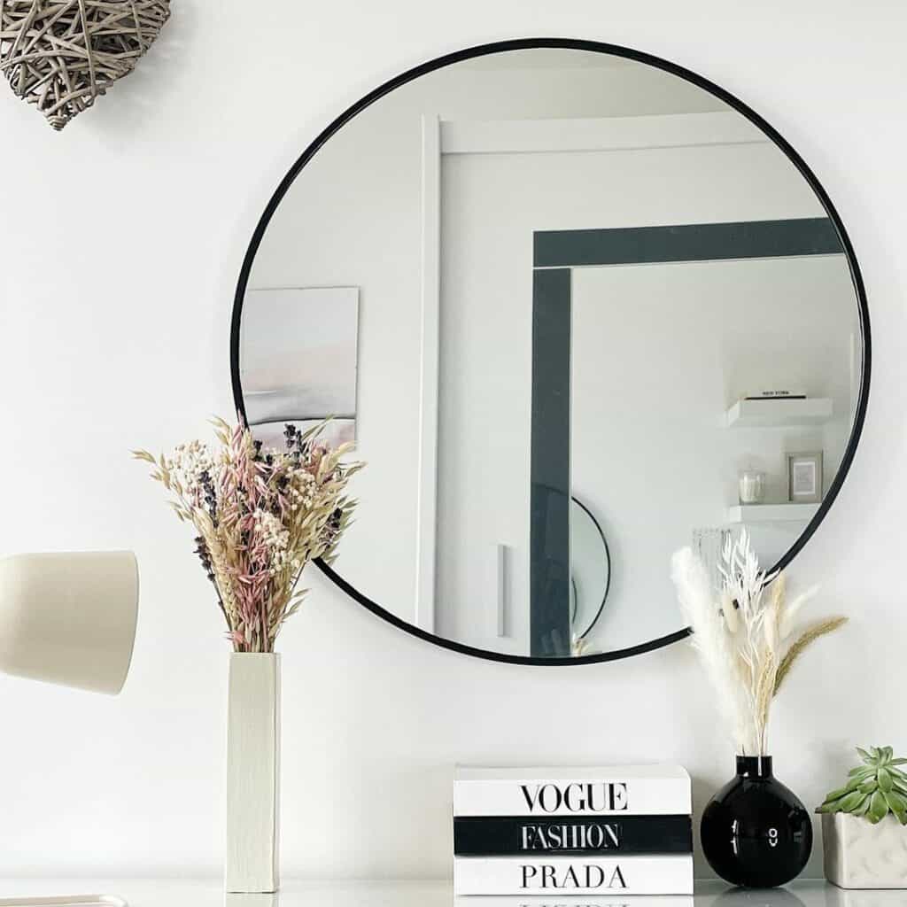 Modern Dressing Room With Monochromatic Décor