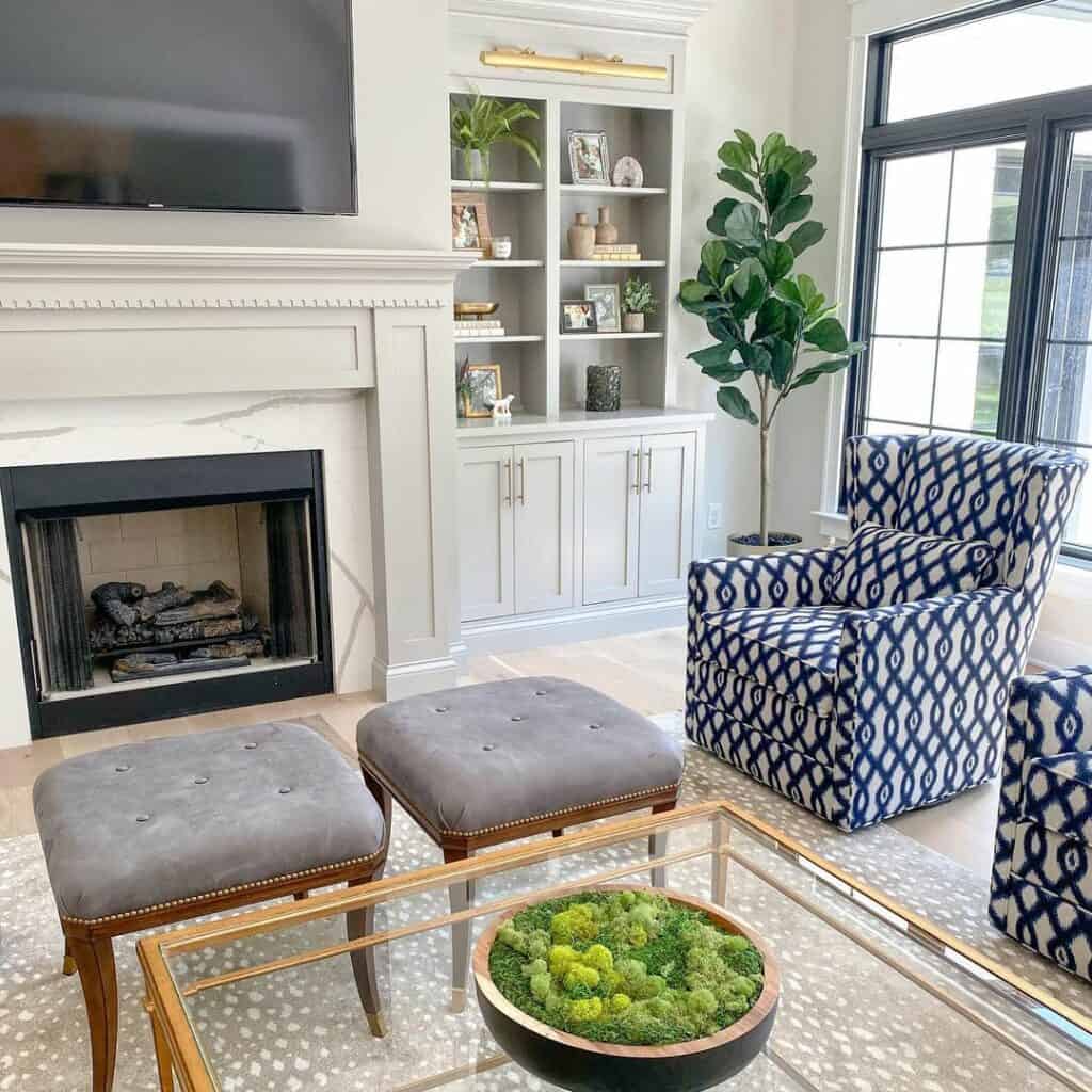 Modern Farmhouse Living Room With Contemporary Accents