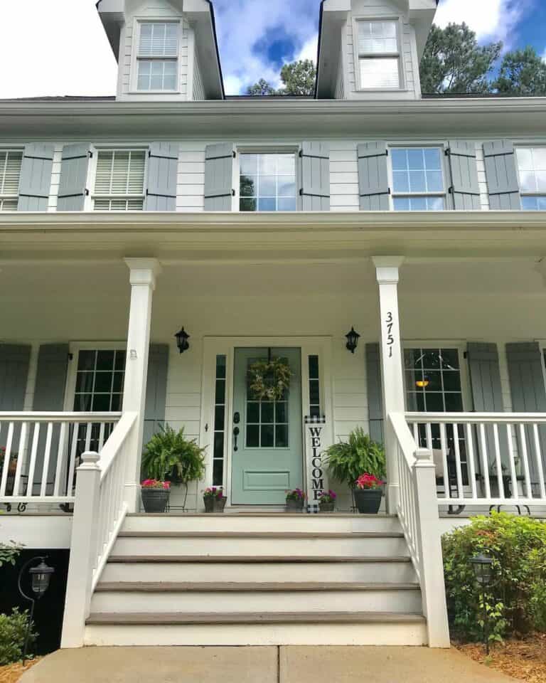 Modern Farmhouse Stoop