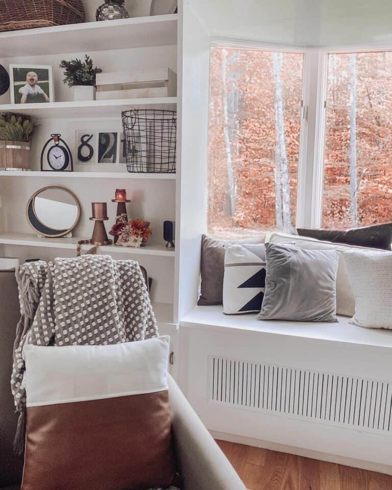 Modern Farmhouse Window Seat With a View