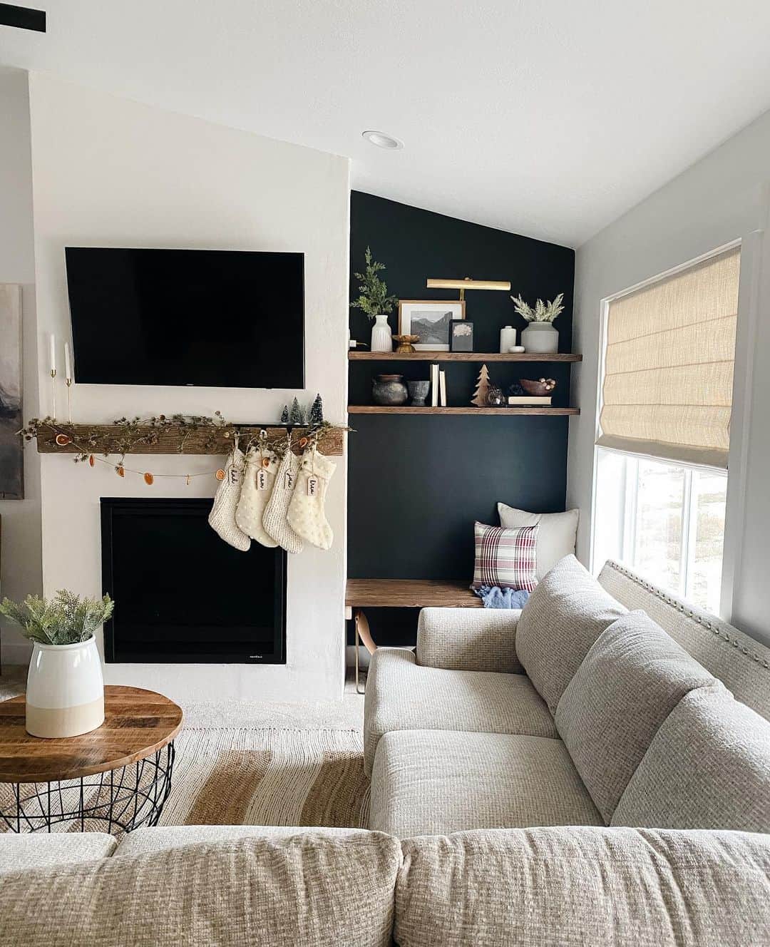 Modern Farmhouse With Gray Sofa - Soul & Lane