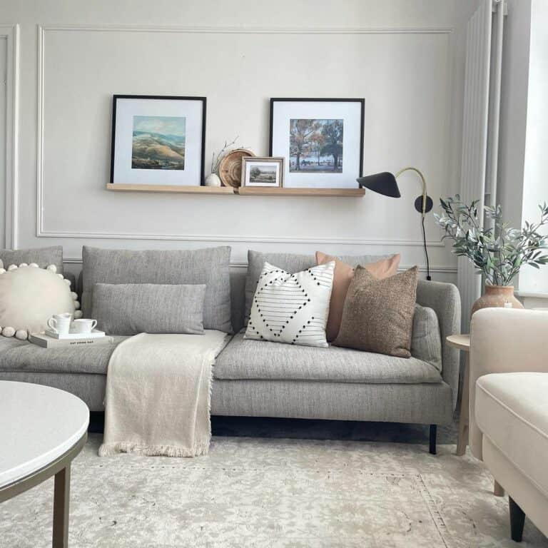 Modern Living Room Coziness
