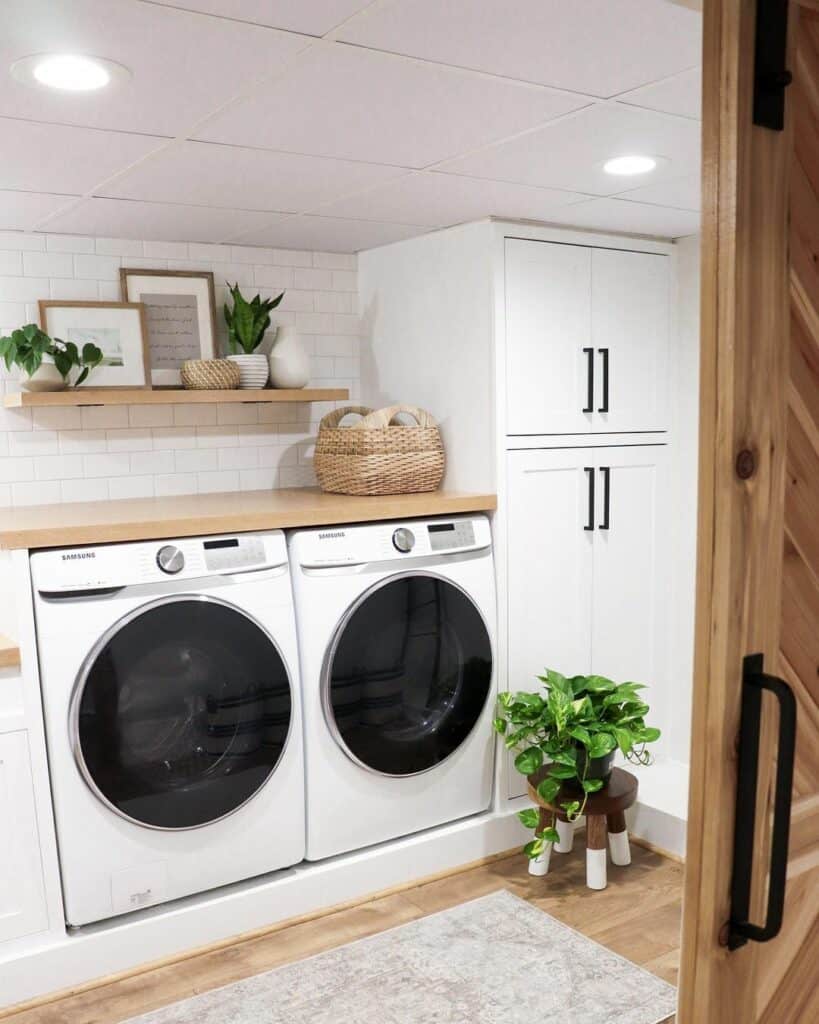 Modern Organic Laundry Room Ideas