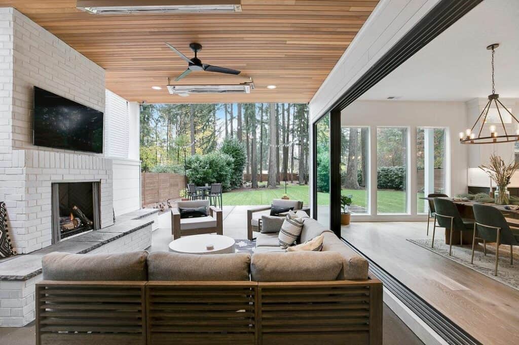 17 Patio Fireplace Ideas for A Relaxing Escape