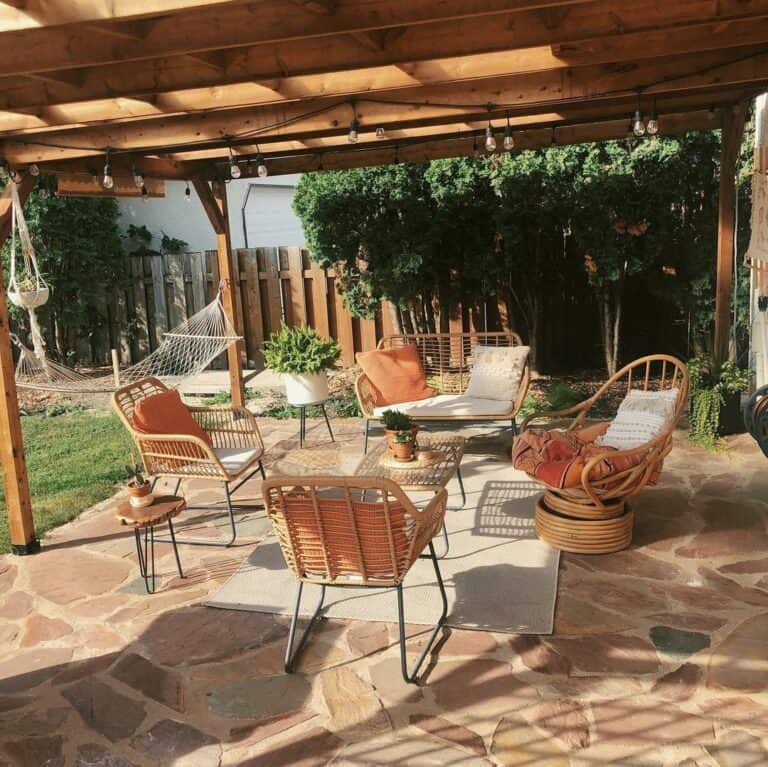 Moroccan-inspired Outdoor Gathering Space
