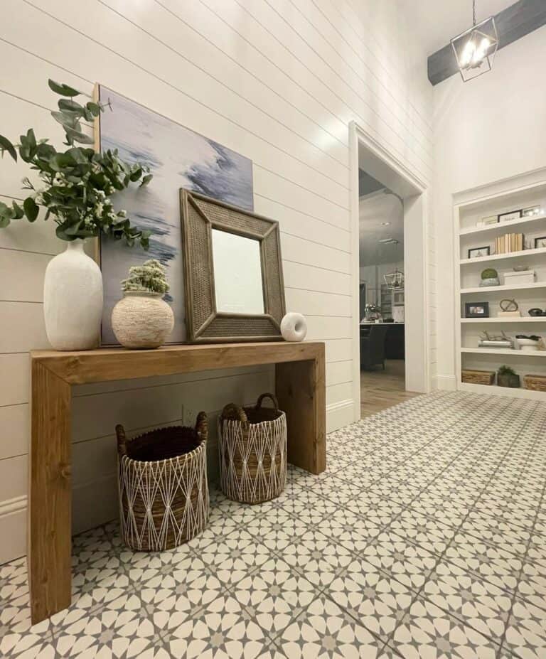 Mosaic Tiled Foyer