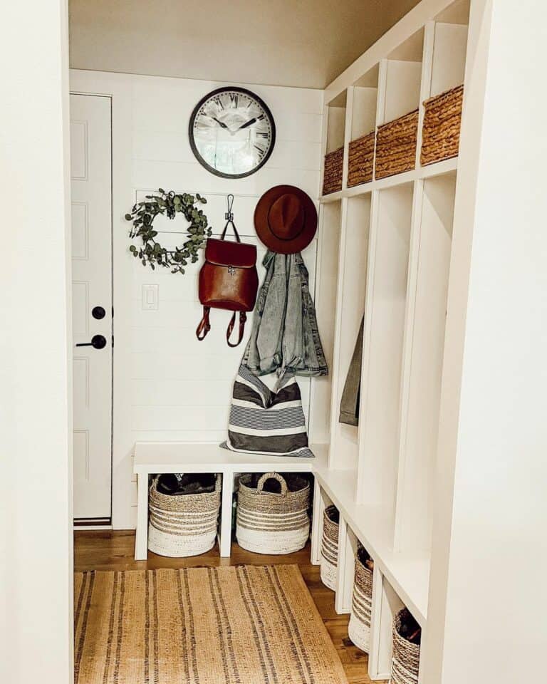 Mudroom Organization Ideas With Neutral Accents