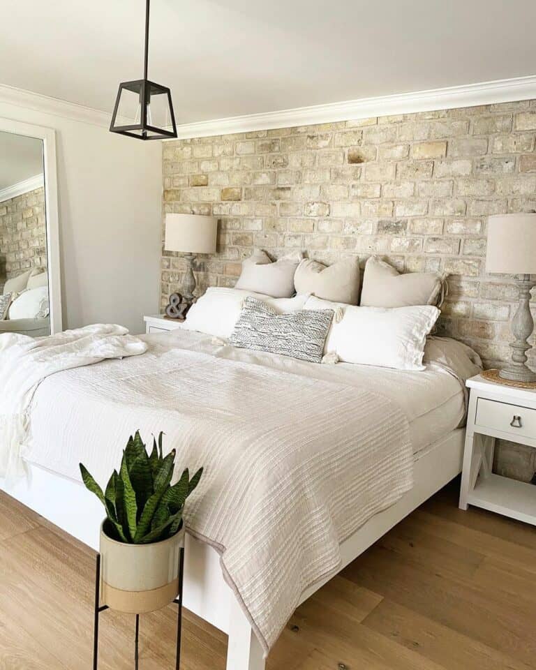 Neutral Brick Boudoir