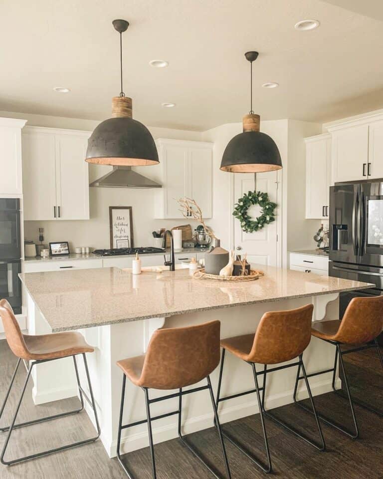 Neutral Kitchen With Easter Décor