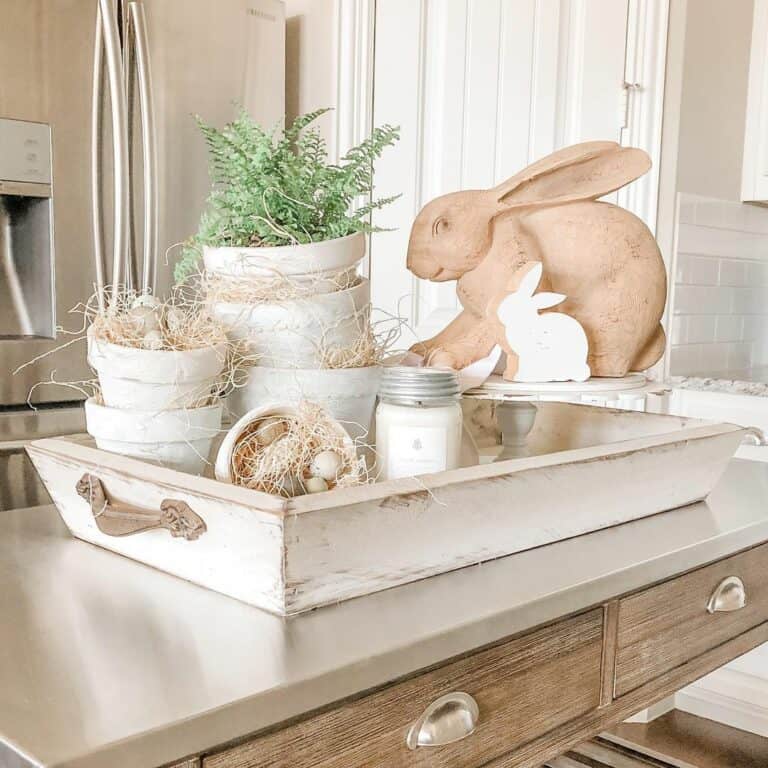 Neutral Wooden Easter Décor