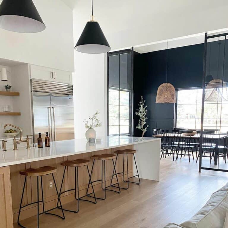 Open Concept Kitchen and Dining Room