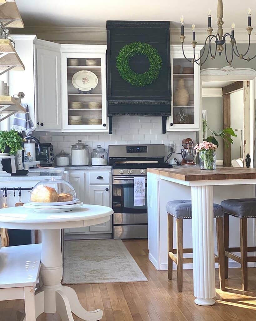 Ornate Kitchen With Pillar Island Soul & Lane