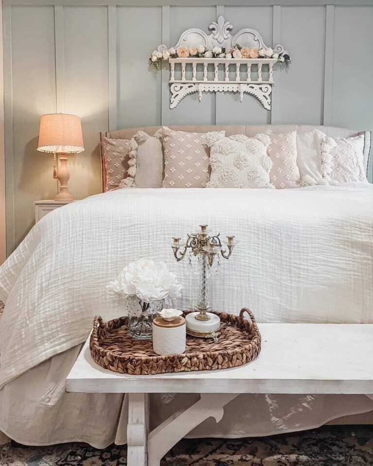 Pastel Board and Batten Accent Wall for a Girl's Room