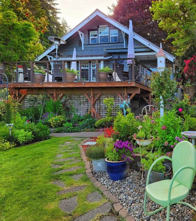 Pathway to a Lush Garden