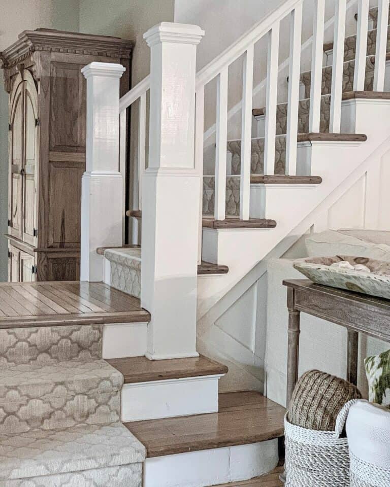 Patterned Staircase Runner