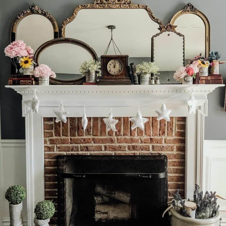 Perfect Red-brick Fireplace Décor Ideas