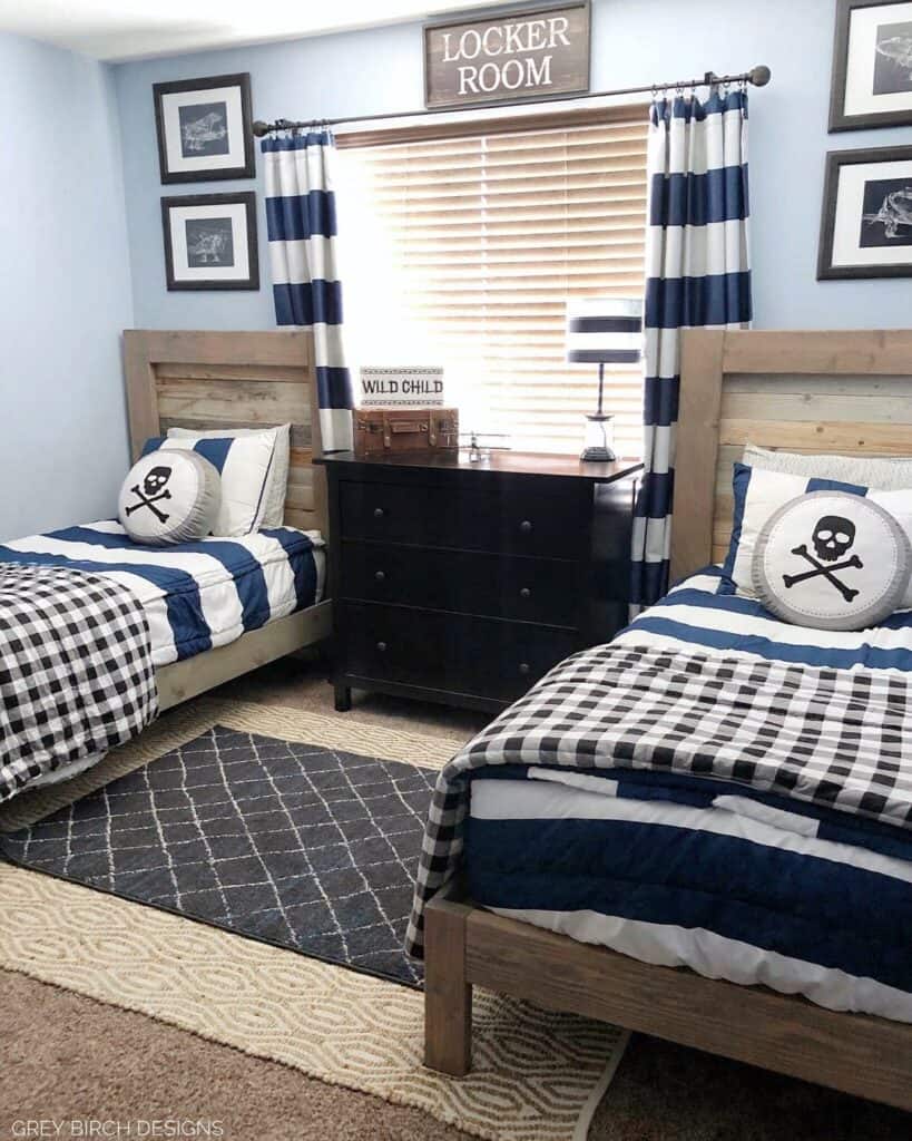 Pirate-themed Kids' Bedroom
