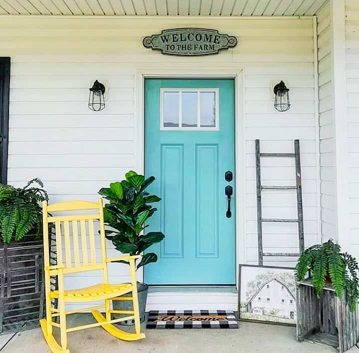 Porch Colors That Go With Yellow