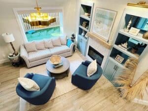 Proper Living Room With Light Hardwood Flooring - Soul & Lane