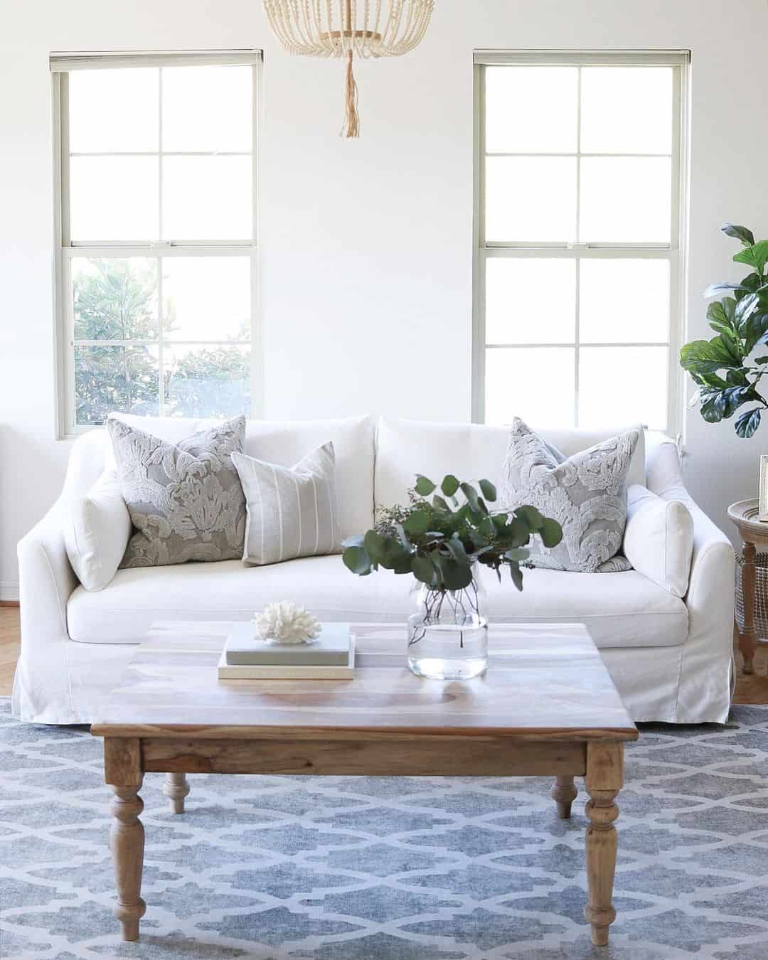 Raw Wood Coffee Table Soul & Lane