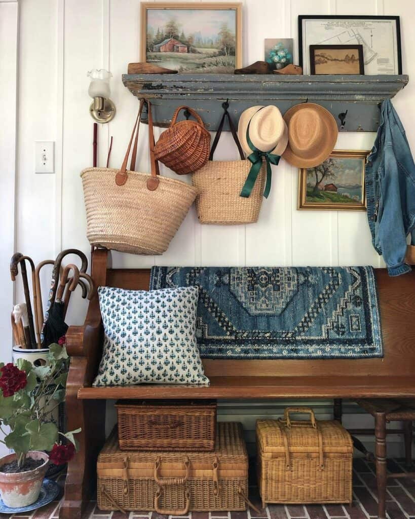 Retro Revival Mudroom Décor