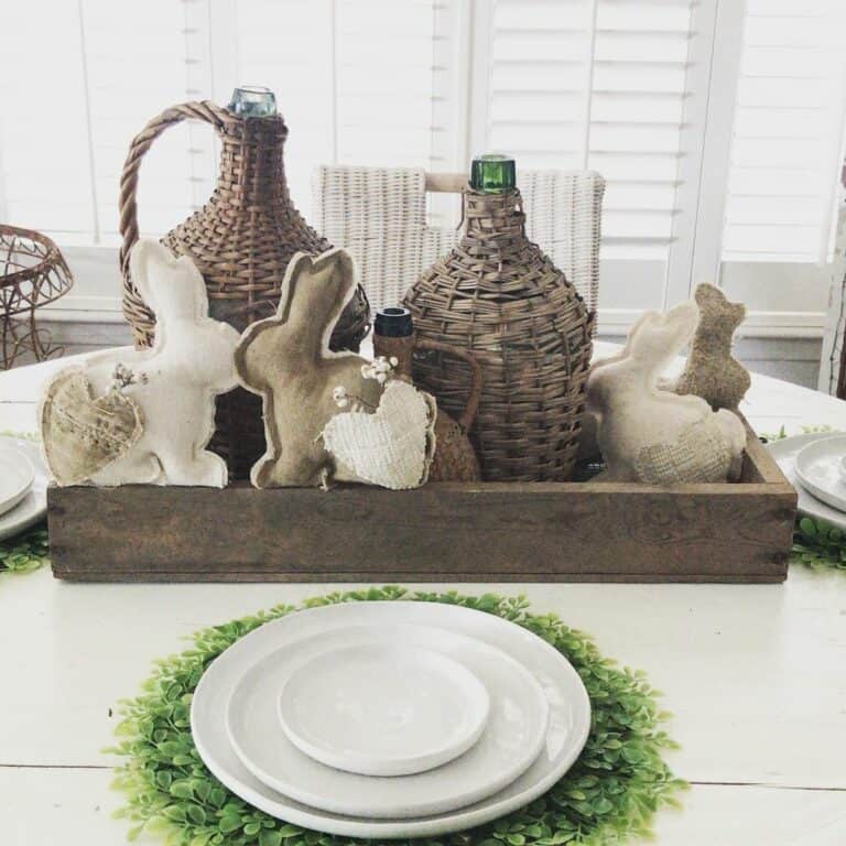 Rustic Easter Table Centerpiece