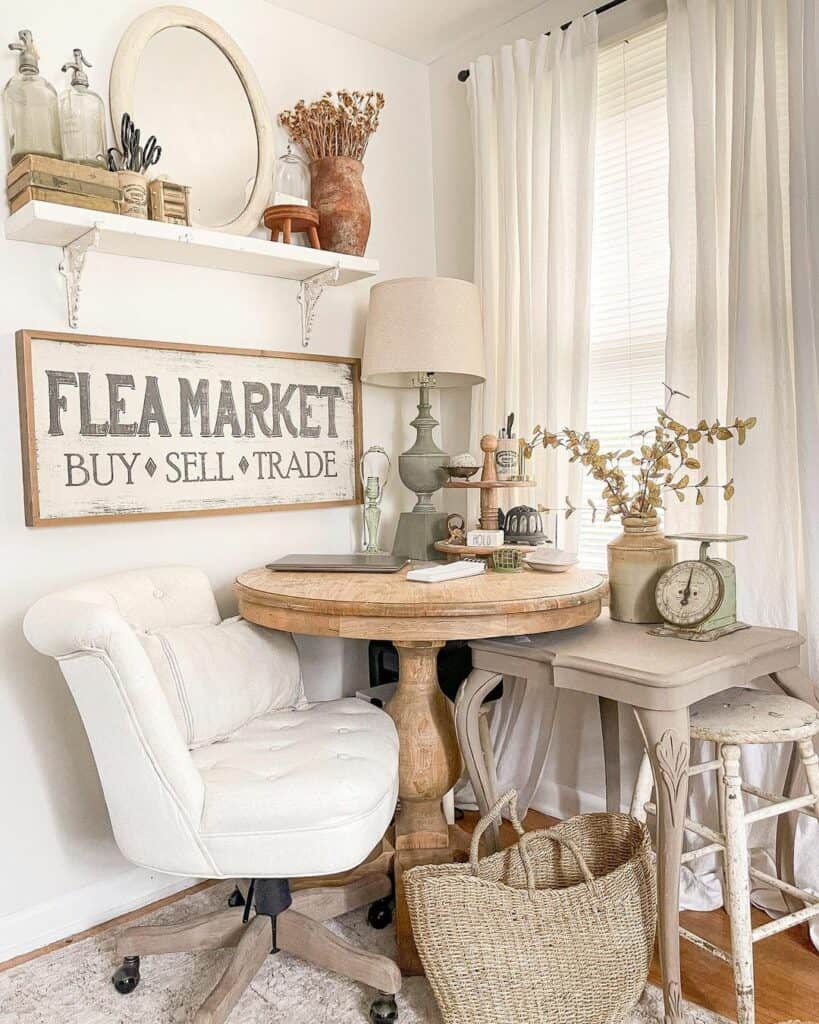 Rustic Guest Room Corner