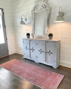 Rustic White Entryway Light Fixtures