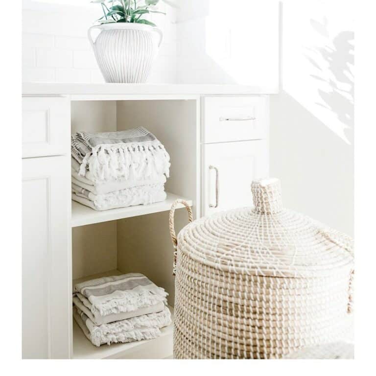 Seagrass Laundry Basket With Lid