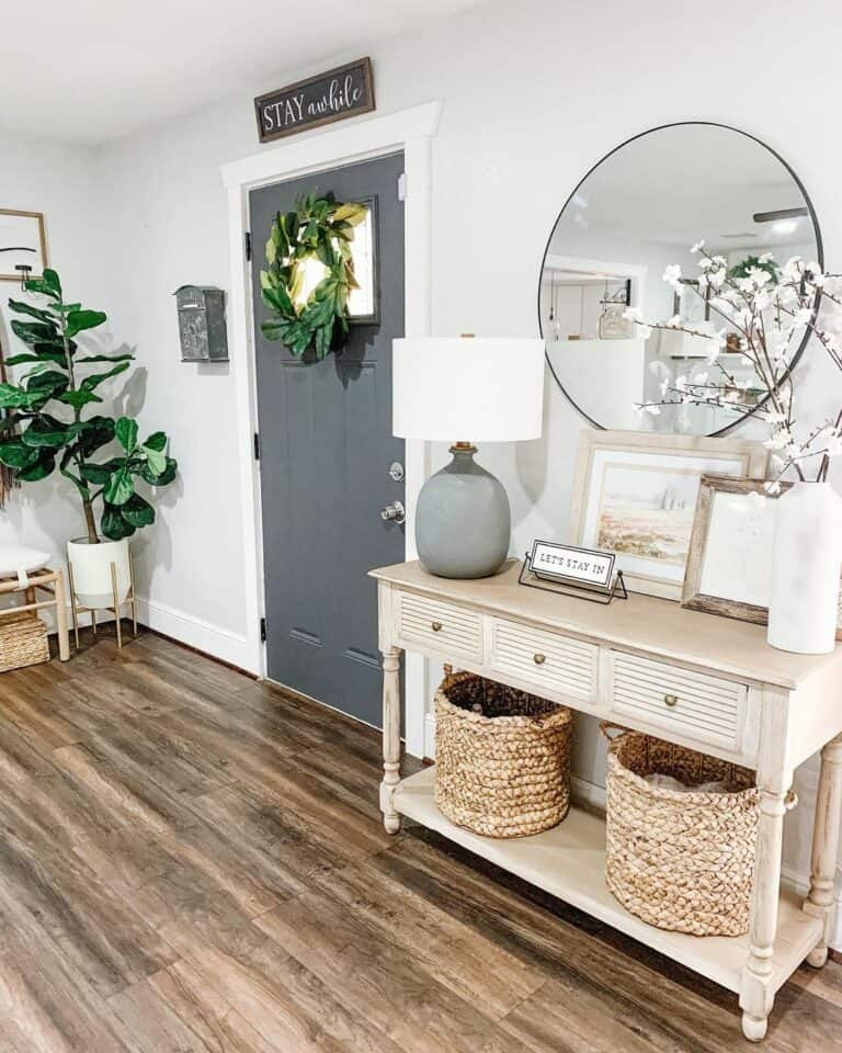 Simple Cozy Entryway Inspiration