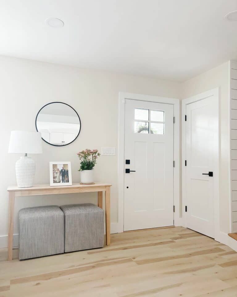 Simple Scandinavian Style Entrance