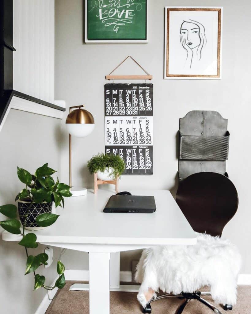 Small Corner Home Office Desk