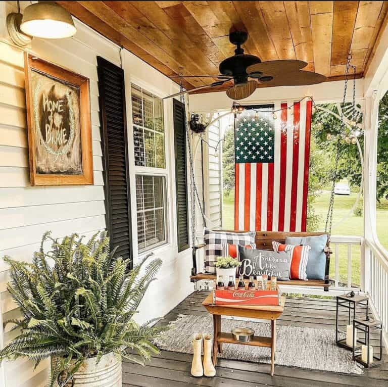 Southern Country Porch Décor Ideas