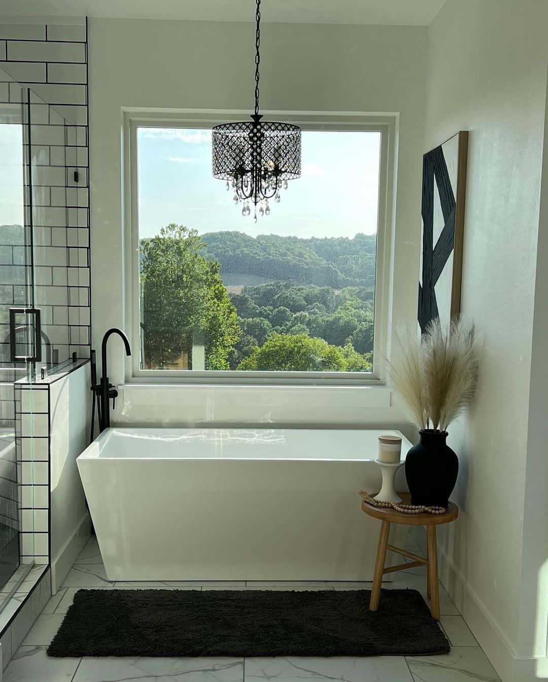 Spainspired Bathroom With Black Accents Soul & Lane